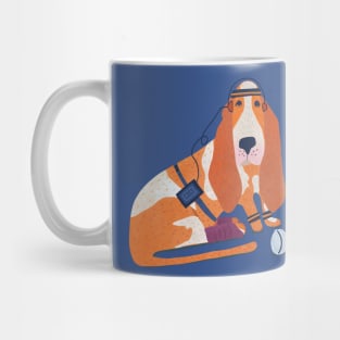 Bassett Dog WorkOut Mug